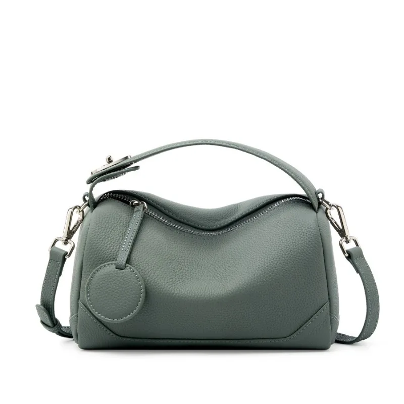 2025 New Women's Genuine Leather Shoulder Bag Vegetable Tanned Cowhide Handbag Boston Style Hand-held Underarm Bag for Ladies
2025 New Women's Genuine Leather Shoulder Bag Vegetable Tanned Cowhide Handbag Boston Style Hand-held Underarm Bag for Ladies