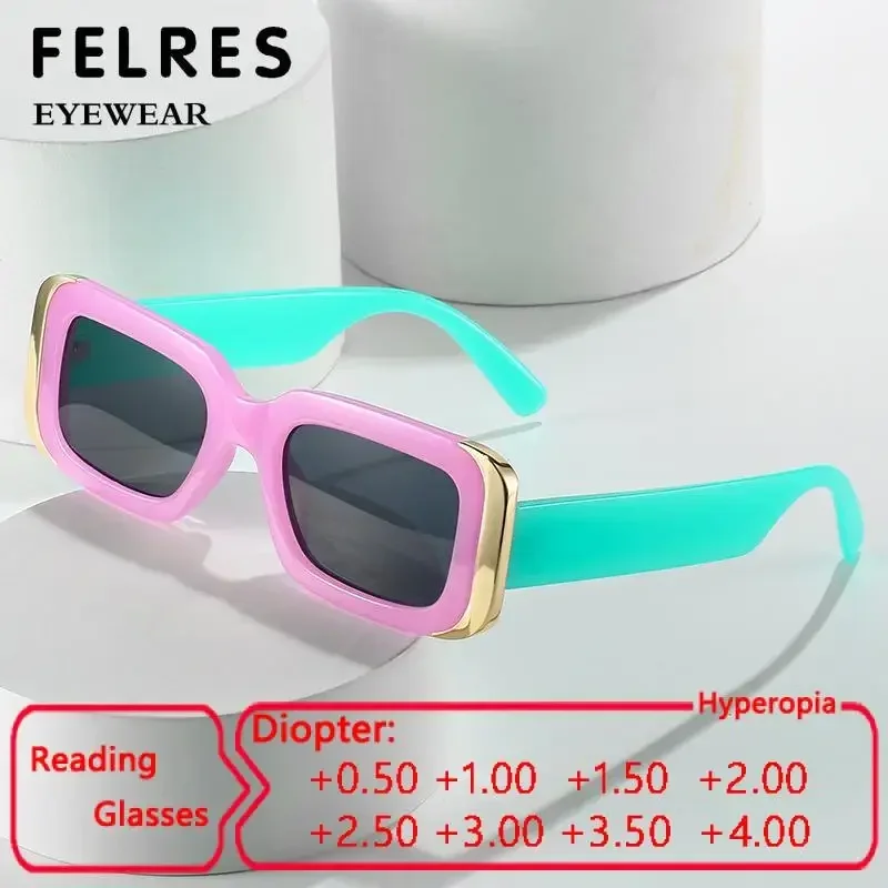 Trend Thick Frame Reading Glasses Fashion Women Men UV Protection Sunglasses Personality HD Lens Outdoor Shade Sun Glasses
Trend Thick Frame Reading Glasses Fashion Women Men UV Protection Sunglasses Personality HD Lens Outdoor Shade Sun Glasses