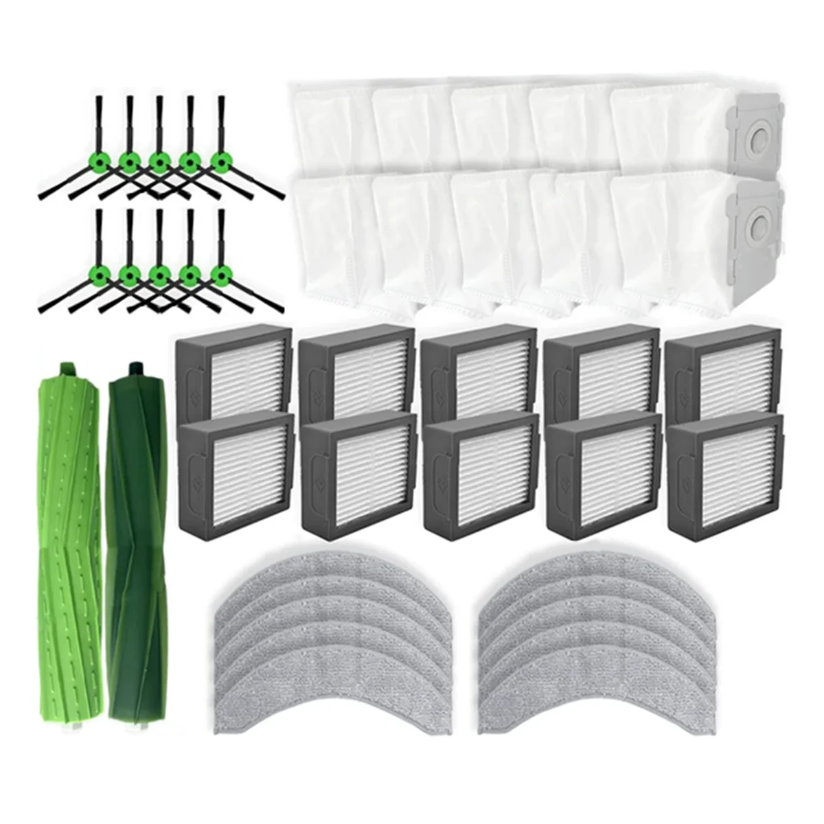 A14G-For Combo 10 Max Vacuum Replacement Parts Main Roller Side Brush Hepa Filter Mop Pads Dust Bag Accessories
A14G-For Combo 10 Max Vacuum Replacement Parts Main Roller Side Brush Hepa Filter Mop Pads Dust Bag Accessories