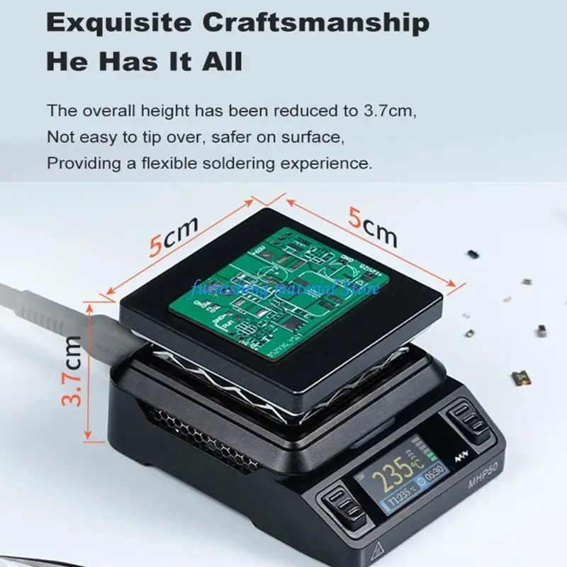 Y5GD Pocket Sized Handheld Welding Plate With LCD Display For Circuit Board Rework
Y5GD Pocket Sized Handheld Welding Plate With LCD Display For Circuit Board Rework