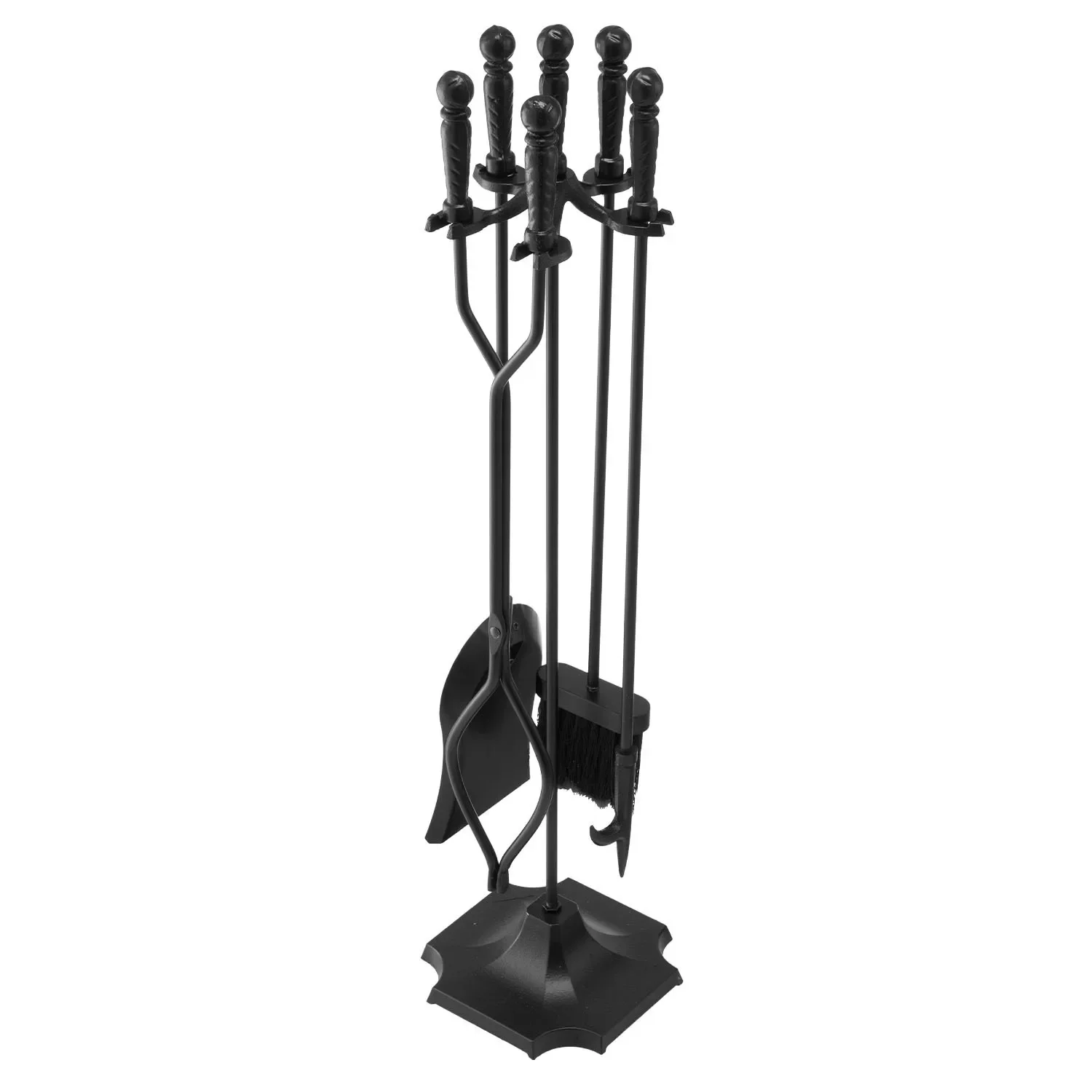 VEVOR Fireplace Tool Set, 5 PCS, 31 inch / 32 inch Fire Tool Set and Holder with Five-Prong Stand, Tongs, Ash Shovel, Brush, Fir
VEVOR Fireplace Tool Set, 5 PCS, 31 inch / 32 inch Fire Tool Set and Holder with Five-Prong Stand, Tongs, Ash Shovel, Brush, Fir