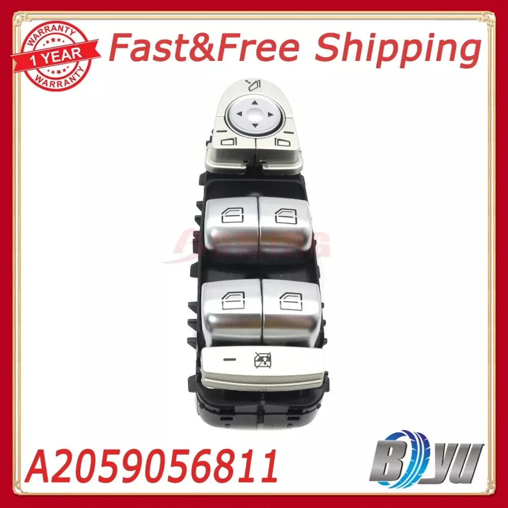 A2059056811 Car Power Window Control Master Switch For Mercedes-Benz C180 C200 C300 2015-2018 GLC 200 260 300 2016-2019
A2059056811 Car Power Window Control Master Switch For Mercedes-Benz C180 C200 C300 2015-2018 GLC 200 260 300 2016-2019