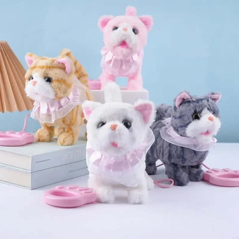 Children Electronic Pet Cats Toy with Remote Walking Voice Recording and Light Realistic Sound for Toddler Crawl Learning A2UB
Children Electronic Pet Cats Toy with Remote Walking Voice Recording and Light Realistic Sound for Toddler Crawl Learning A2UB