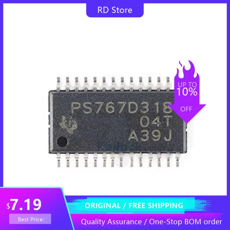10PCS TPS767D318PWP TSSOP28 MAX3238CPW Electronic Components New Original In stock Free Shipping
10PCS TPS767D318PWP TSSOP28 MAX3238CPW Electronic Components New Original In stock Free Shipping