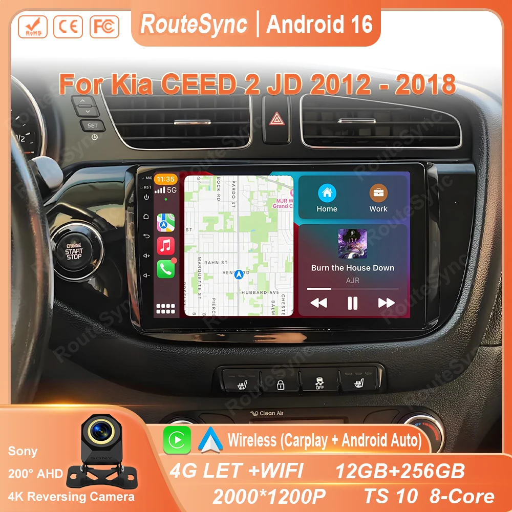 Автомагнитола Android Auto Carplay для Kia CEED 2 JD 2012-2018, мультимедийный плеер, GPS-навигация, Bluetooth, DSP, QLED-экран
Автомагнитола Android Auto Carplay для Kia CEED 2 JD 2012-2018, мультимедийный плеер, GPS-навигация, Bluetooth, DSP, QLED-экран