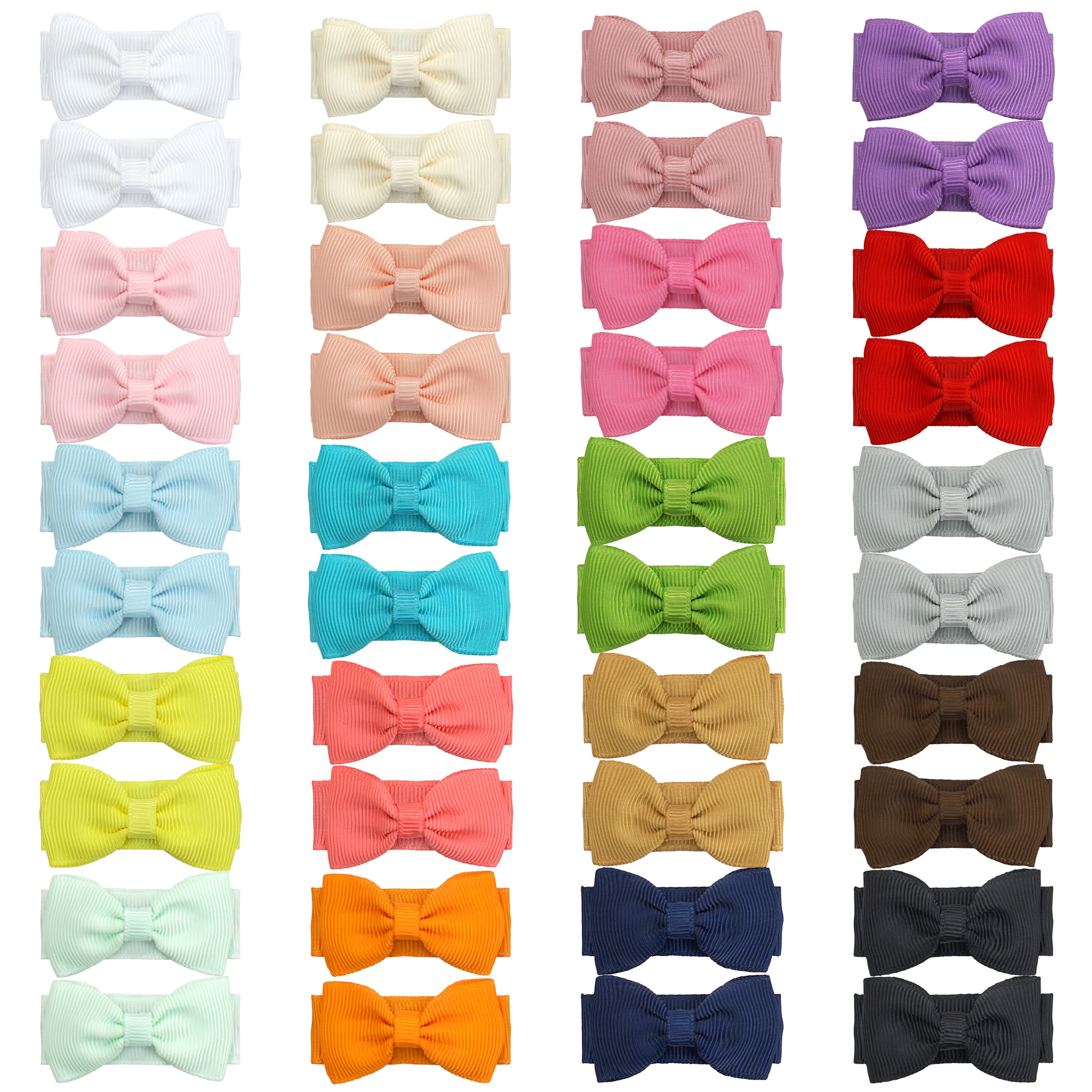 40pcs/20colors Children's jewelry 2inch bow hairpin BB clip girl Bangle clip edge clip candy color baby hairpin headdress
40pcs/20colors Children's jewelry 2inch bow hairpin BB clip girl Bangle clip edge clip candy color baby hairpin headdress