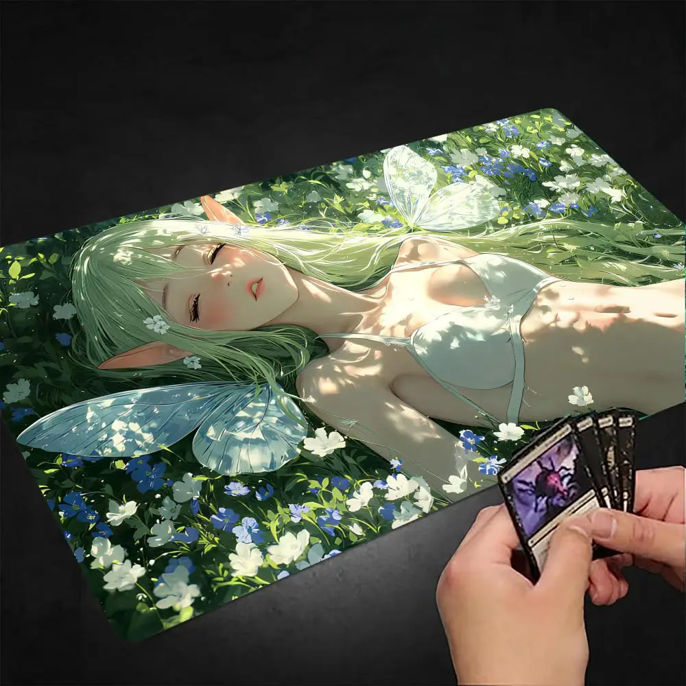 Коврик для игр Sleep Fairy Girl Forest Magic Party, прочный резиновый, для MTG и TCG, 35x60 см, коврик для мыши, для офисного стола, удобный дизайн
Коврик для игр Sleep Fairy Girl Forest Magic Party, прочный резиновый, для MTG и TCG, 35x60 см, коврик для мыши, для офисного стола, удобный дизайн