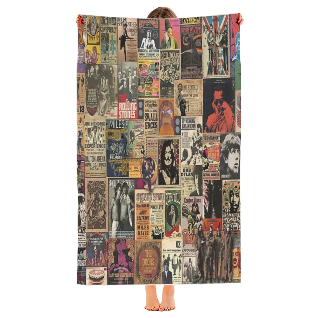 Microfiber Beach Towel Rock n' roll stories Print Quick Dry Sandless Beach Blanket Soft Comfortable for Men Women Camping Pool
Microfiber Beach Towel Rock n' roll stories Print Quick Dry Sandless Beach Blanket Soft Comfortable for Men Women Camping Pool