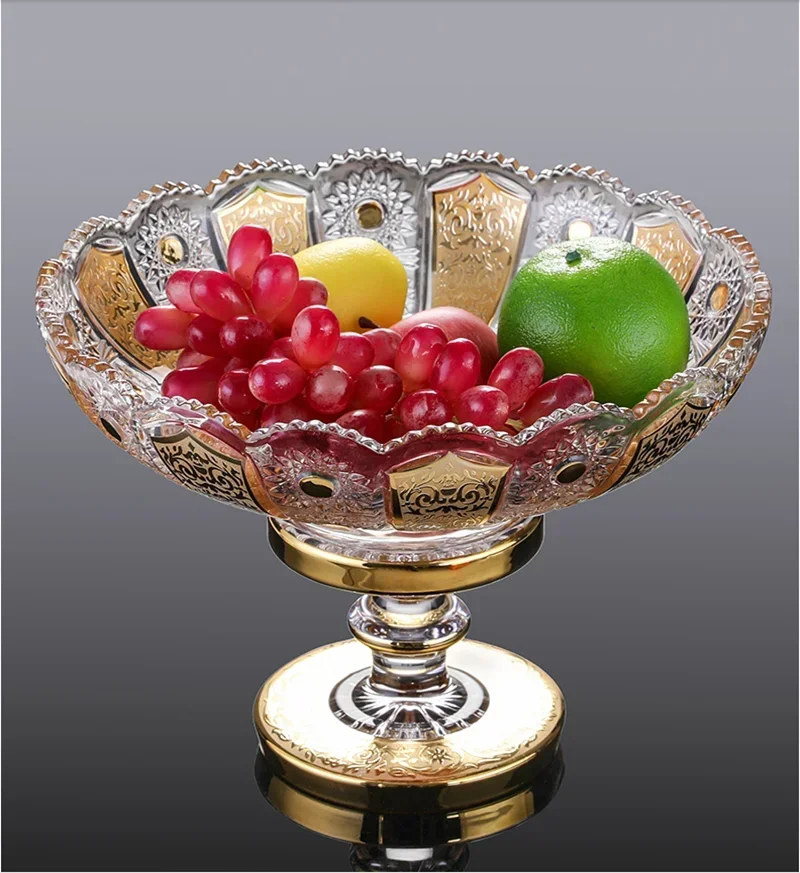 Фруктовая тарелка, роскошная цветная высокая хрустальная стеклянная тарелка с фруктами, креативная современная домашняя гостиная, журнальный столик, украшения
Фруктовая тарелка, роскошная цветная высокая хрустальная стеклянная тарелка с фруктами, креативная современная домашняя гостиная, журнальный столик, украшения