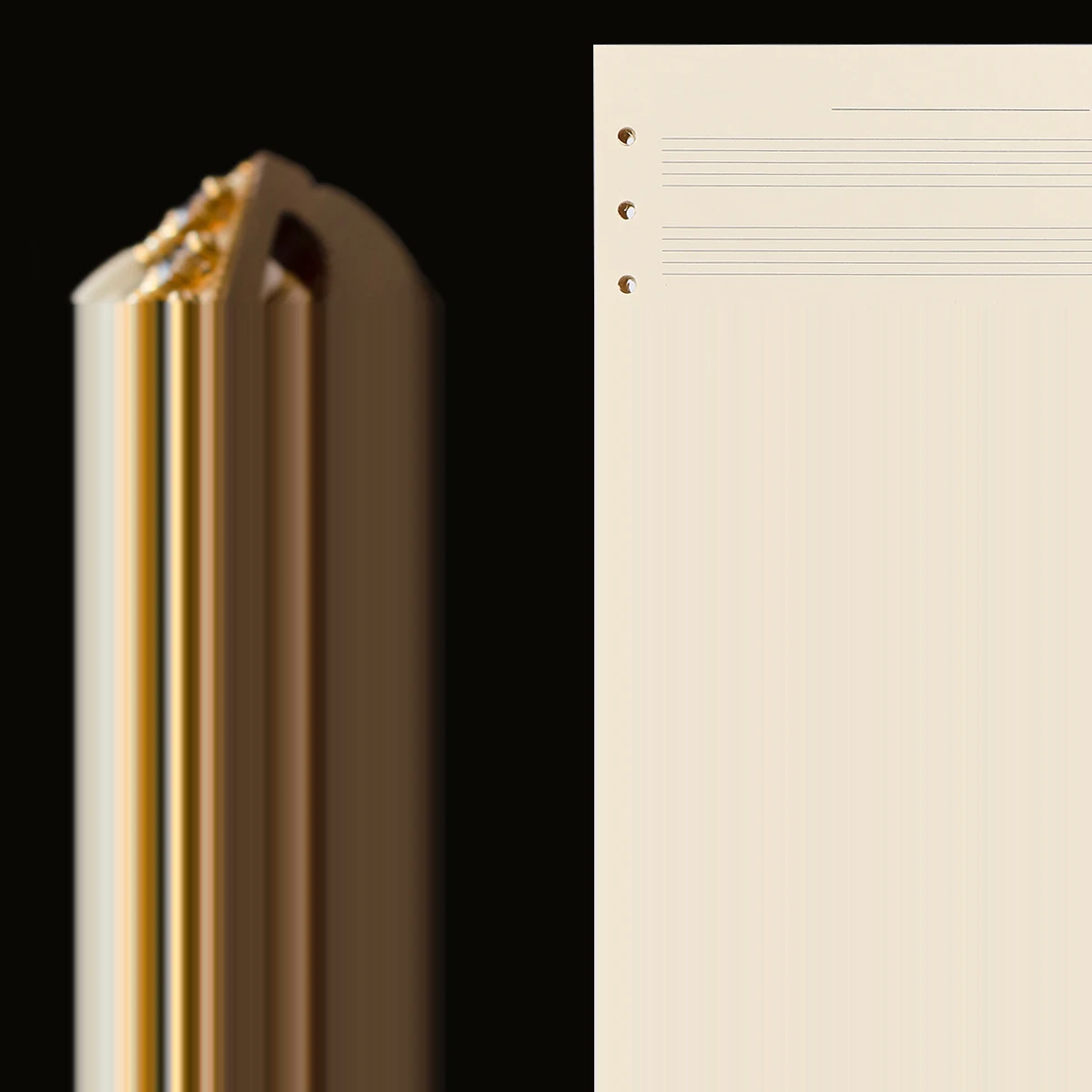 100 Sheets Five- Manuscript Paper Notebook Refill Writing 3mm Spacing Practice Staff Loose Leaf Paper
100 Sheets Five- Manuscript Paper Notebook Refill Writing 3mm Spacing Practice Staff Loose Leaf Paper