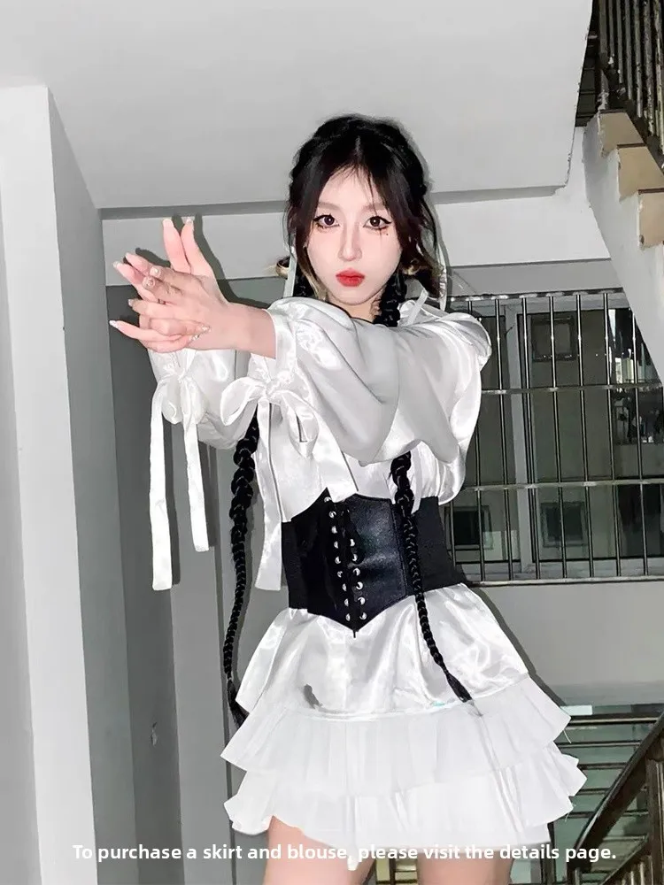 Women's Jazz Dance Performance Outfit Waist Cincher Kpop Black Elastic Waist Band Stage Performance Costume Female Model
Women's Jazz Dance Performance Outfit Waist Cincher Kpop Black Elastic Waist Band Stage Performance Costume Female Model