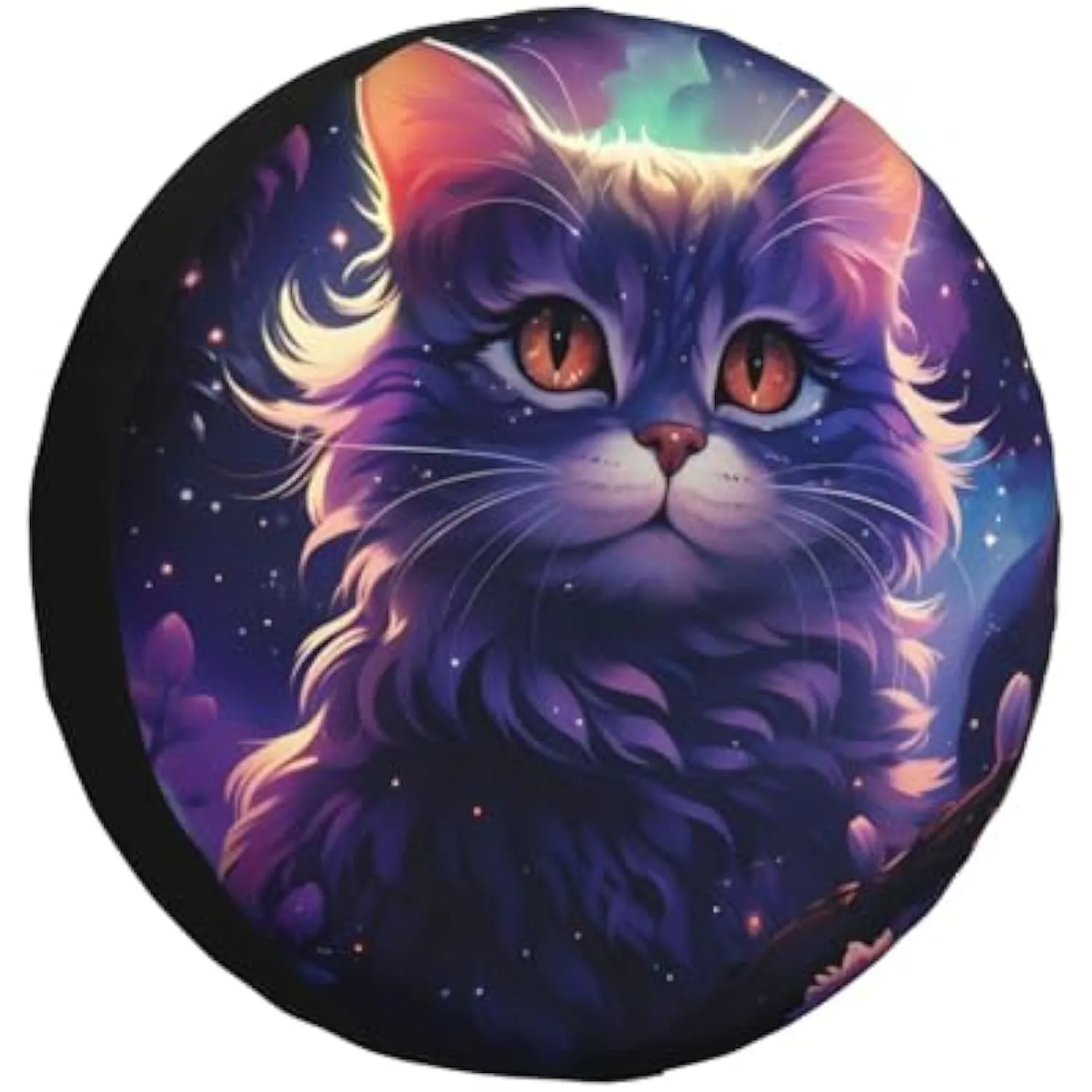 Galaxy Purple Cat Spare Tire Cover Waterproof Dust-Proof UV Protector for SUV Truck
Galaxy Purple Cat Spare Tire Cover Waterproof Dust-Proof UV Protector for SUV Truck