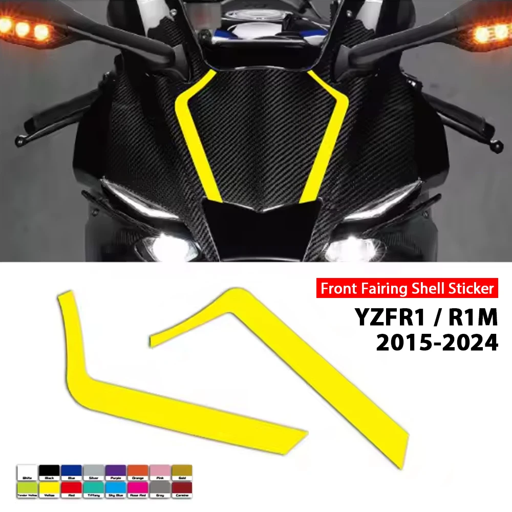 New Sticker Decal 2020-2021-2022-2023 Motorcycle Front Fairing Shell Line Sticker Decal For YAMAHA YZFR1 R1 R1M 2015-2024
New Sticker Decal 2020-2021-2022-2023 Motorcycle Front Fairing Shell Line Sticker Decal For YAMAHA YZFR1 R1 R1M 2015-2024