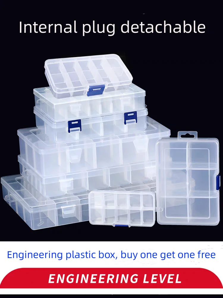 Multi grid parts box screw storage box plastic transparent classification grid tool electronic component sample box
Multi grid parts box screw storage box plastic transparent classification grid tool electronic component sample box