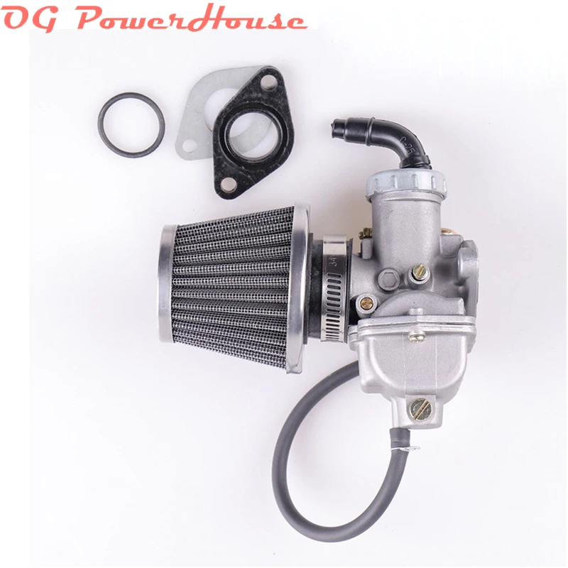 Motorcycle Parts PZ20 Carburetor Suitable For ATV Quad Go Kart Dirt Bike 70CC 90CC 110CC Flat Suction Piston Carburetor
Motorcycle Parts PZ20 Carburetor Suitable For ATV Quad Go Kart Dirt Bike 70CC 90CC 110CC Flat Suction Piston Carburetor