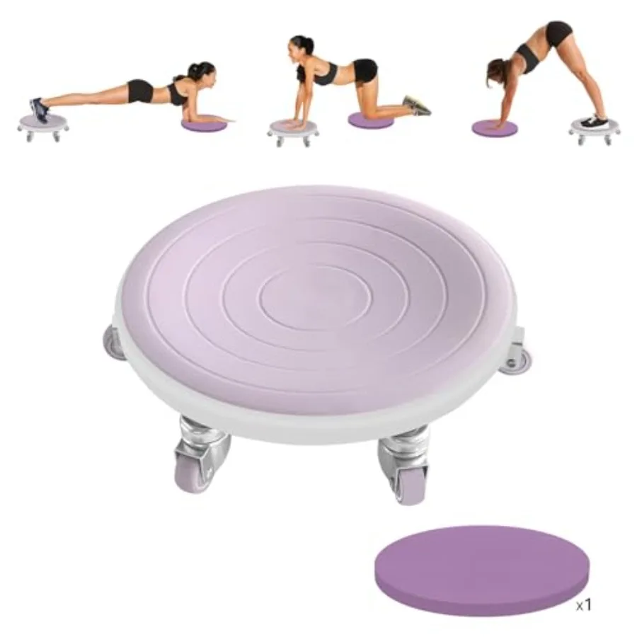 6 Caster Ab Roller, Ab Exercise Equipment with Knee Pads, Ab Roller Wheel for Core Exercise, Abdominal Strength Training for Ho
6 Caster Ab Roller, Ab Exercise Equipment with Knee Pads, Ab Roller Wheel for Core Exercise, Abdominal Strength Training for Ho