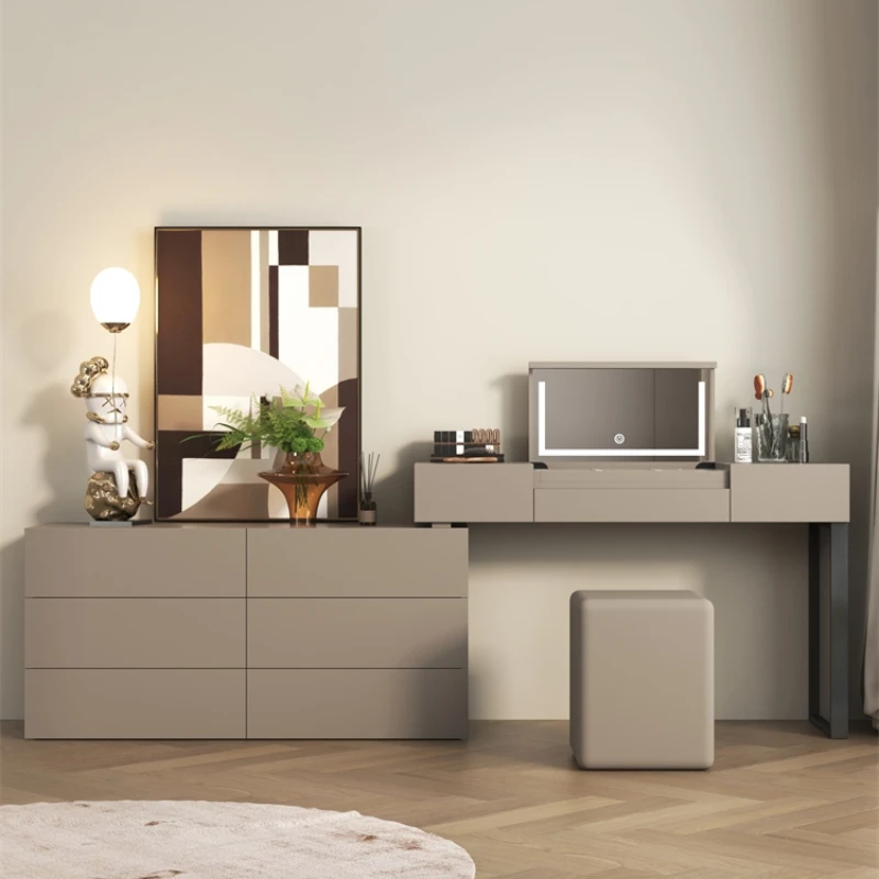 Nordic Vanity Hotel Furniture Luxury Wooden Makeup Stand Bedside Table Dresser Jewelry Organizer Schminktisch Aesthetic Room
Nordic Vanity Hotel Furniture Luxury Wooden Makeup Stand Bedside Table Dresser Jewelry Organizer Schminktisch Aesthetic Room