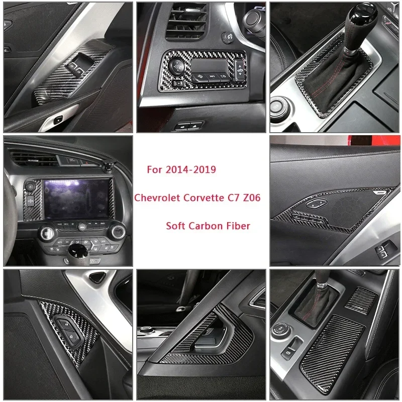 For 2014-2019 Chevrolet Corvette C7 Z06 soft carbon fiber car interior and exterior decoration modification sticker accessories
For 2014-2019 Chevrolet Corvette C7 Z06 soft carbon fiber car interior and exterior decoration modification sticker accessories