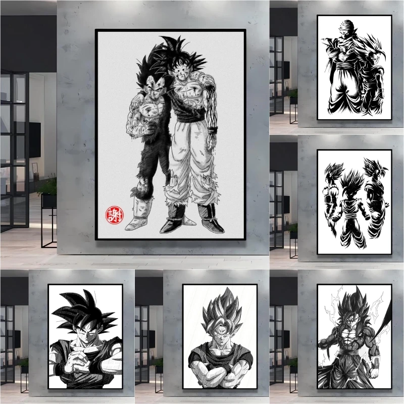 Japanese Classic Anime Dragon Ball Poster Goku Vegeta Spray Printing High Quality Art Waterproof Canvas Painting Friends Gifts
Japanese Classic Anime Dragon Ball Poster Goku Vegeta Spray Printing High Quality Art Waterproof Canvas Painting Friends Gifts