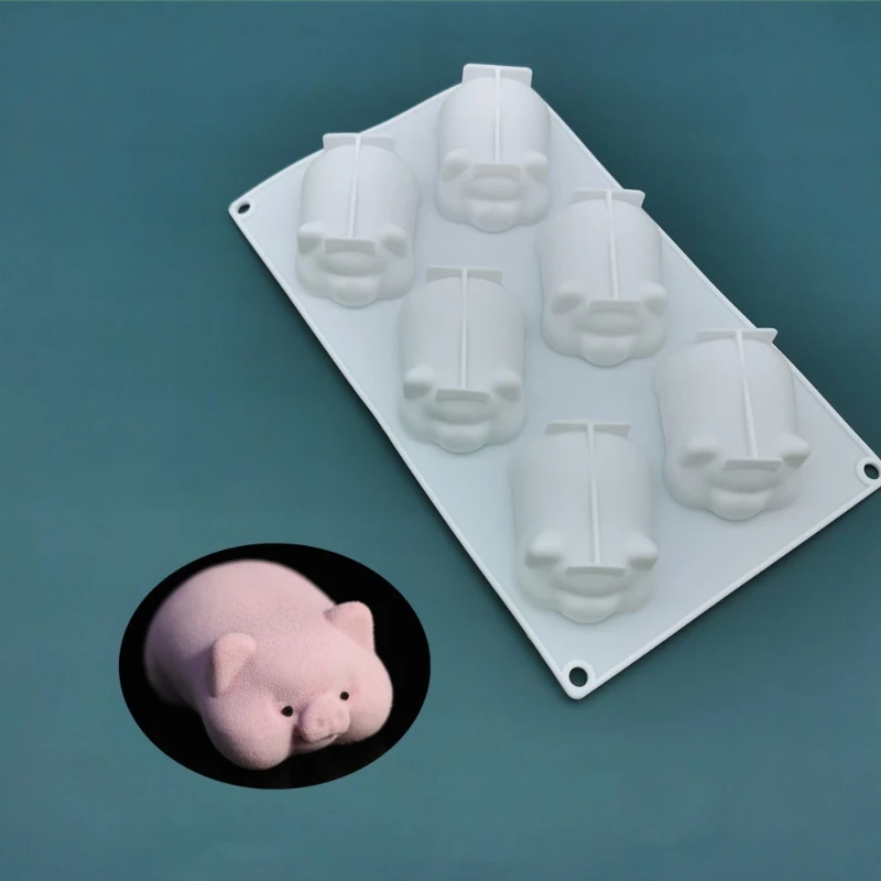 LH Liulian Pig Pudding Mould Creative Dessert Cake Mould Silicone Mousse Mould
LH Liulian Pig Pudding Mould Creative Dessert Cake Mould Silicone Mousse Mould