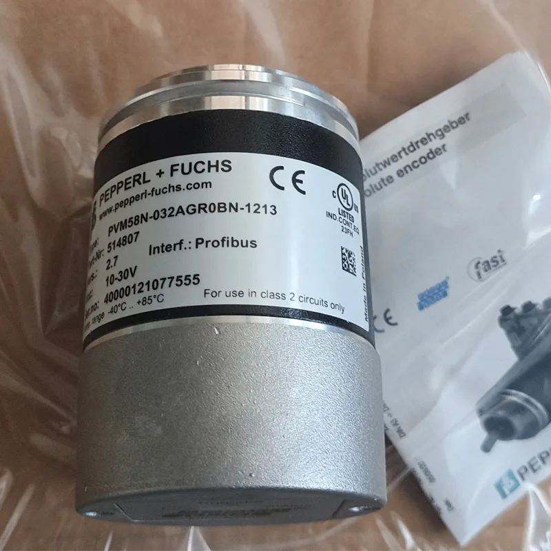 Pepperl + Fuchs Encoder PVM58N-032AGR0BN-1213 Multi-turn Absolute Value, Large Stock Can Be Ordered
Pepperl + Fuchs Encoder PVM58N-032AGR0BN-1213 Multi-turn Absolute Value, Large Stock Can Be Ordered