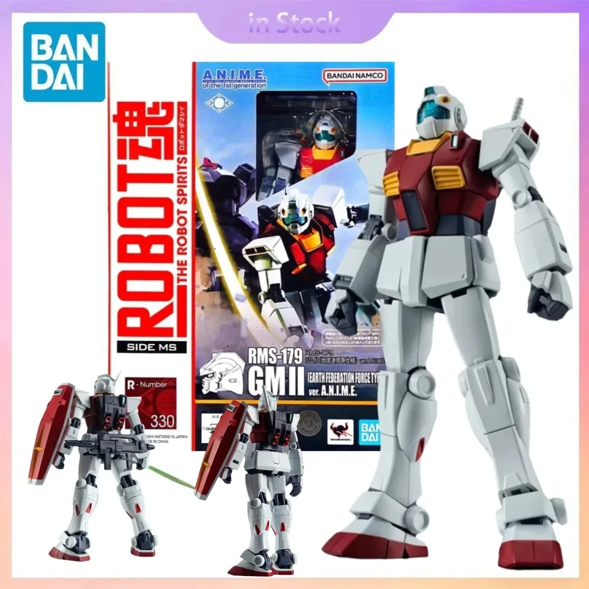 In Stock Original Bandai Genuine The Robot Spirits RMS-179 Gm II Earth Federation Force TypeAnime Collection Figure Model Kits
In Stock Original Bandai Genuine The Robot Spirits RMS-179 Gm II Earth Federation Force TypeAnime Collection Figure Model Kits