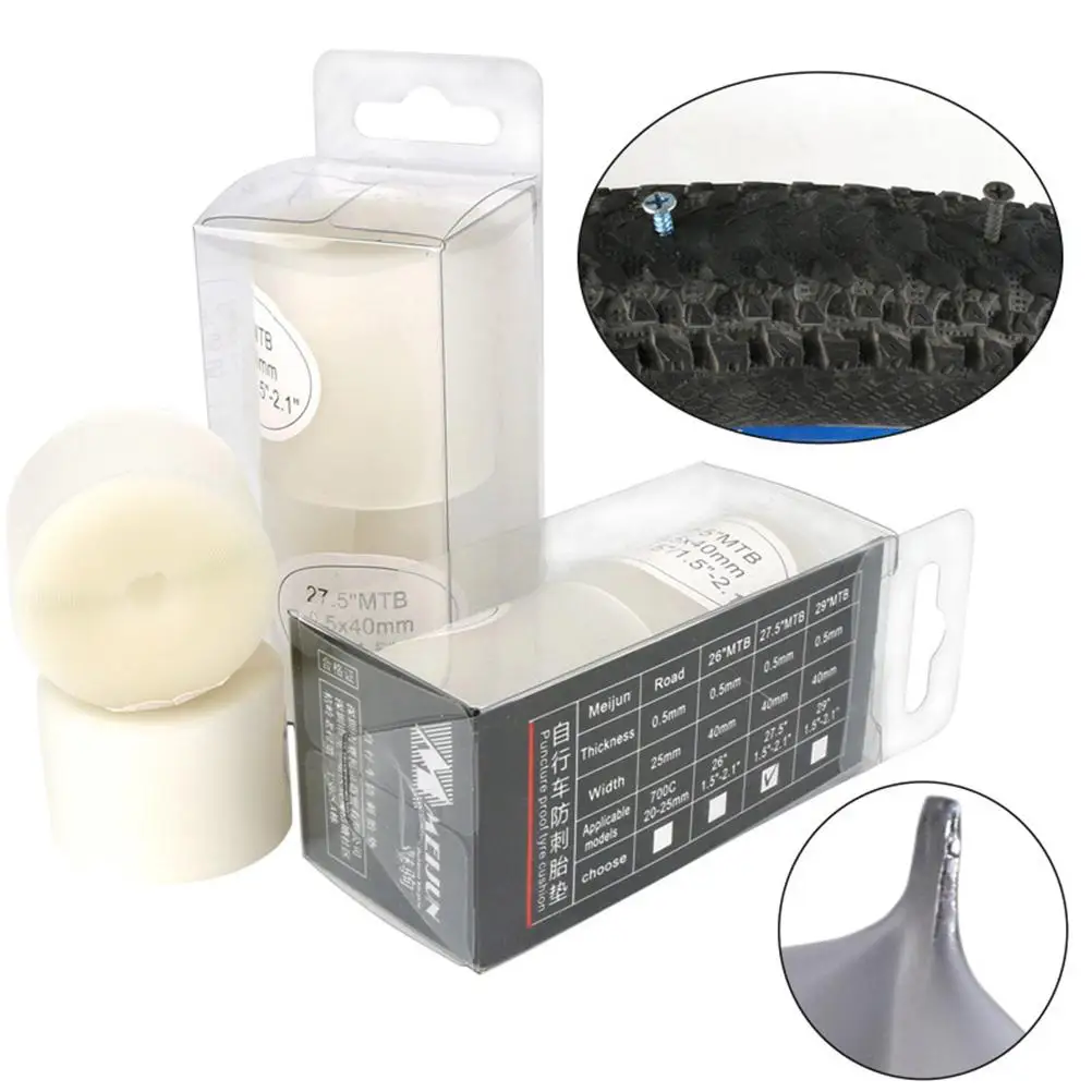 2pcs Puncture Proof Tire Pad for Durable Long Lasting Use Lightweight Portable Bike Cushion Mat Protective Cover
2pcs Puncture Proof Tire Pad for Durable Long Lasting Use Lightweight Portable Bike Cushion Mat Protective Cover