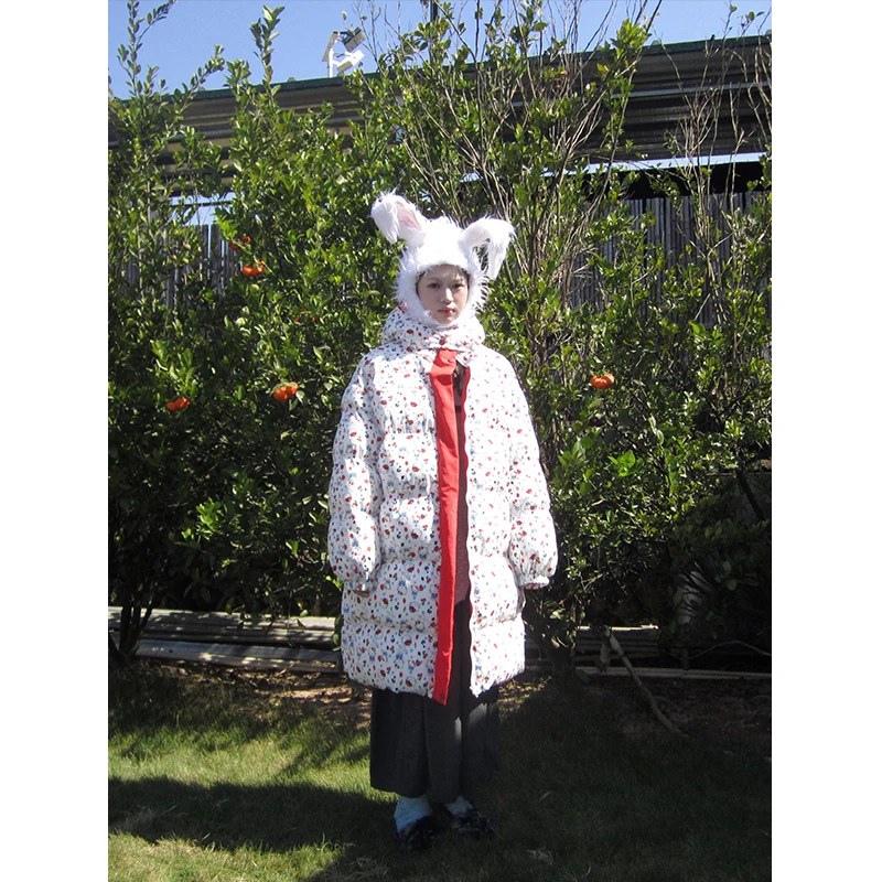 Корейское теплое хлопковое пальто средней длины с капюшоном и принтом KT, новинка сезона для зимы, из Китая
Корейское теплое хлопковое пальто средней длины с капюшоном и принтом KT, новинка сезона для зимы, из Китая