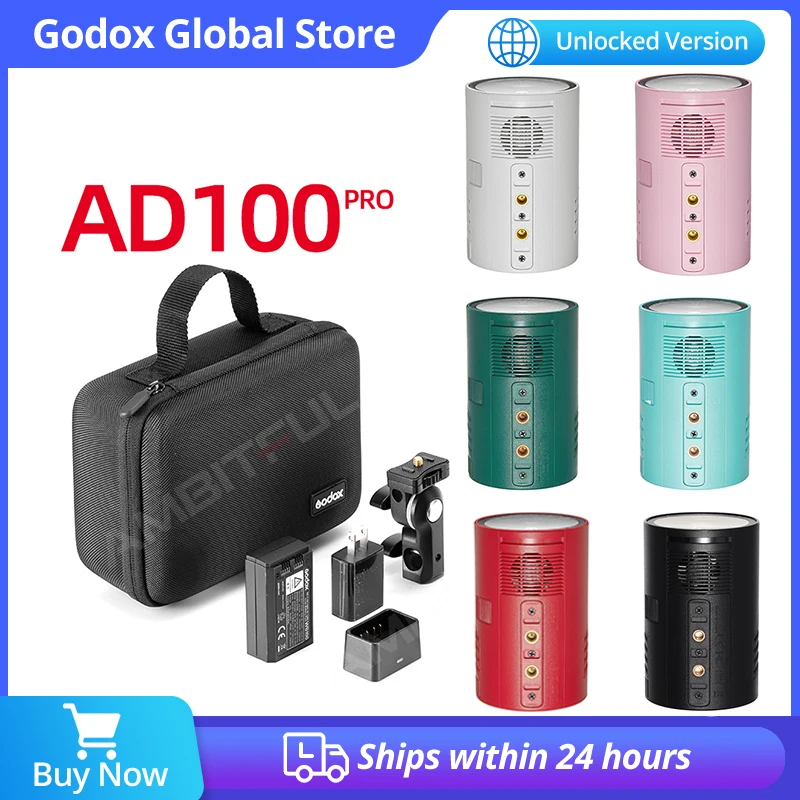 Godox AD100Pro AD100 PRO TTL HSS 100W Outdoor Flash Speedlight 2.4G Wireless Pocket Flash For Sony Nikon Canon Fujifilm PK AD200
Godox AD100Pro AD100 PRO TTL HSS 100W Outdoor Flash Speedlight 2.4G Wireless Pocket Flash For Sony Nikon Canon Fujifilm PK AD200