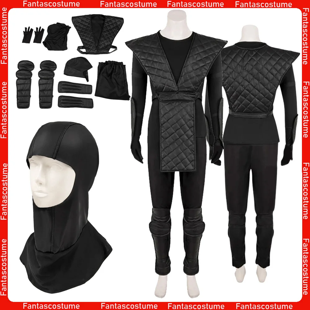 Game Mortal Kombat Cosplay Ninjas Costume Men Fantasy Roleplay Clothes Gloves Headgear Outfits for Halloween Carnival Party Suit
Game Mortal Kombat Cosplay Ninjas Costume Men Fantasy Roleplay Clothes Gloves Headgear Outfits for Halloween Carnival Party Suit