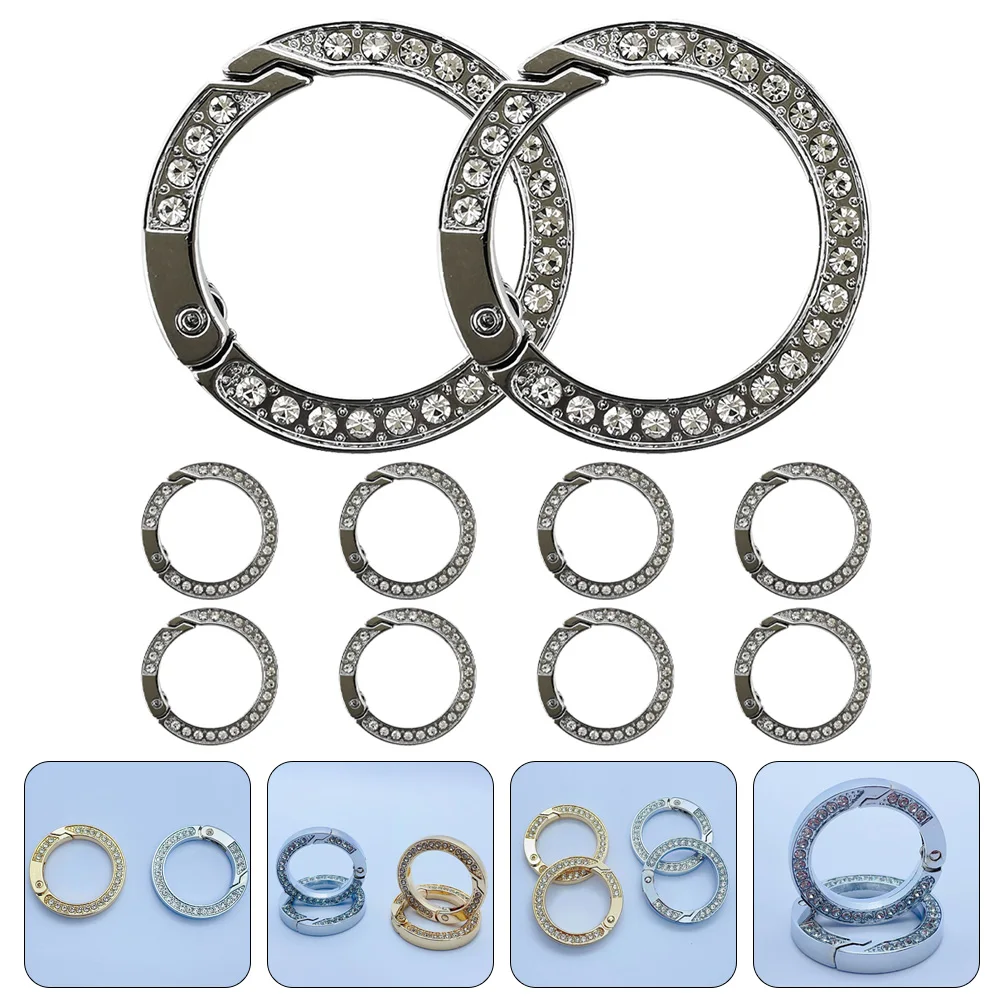 10 Pcs Key Chain Accessories Alloy Mini Metal Keychain Keyring Parts Hanging Buckle
10 Pcs Key Chain Accessories Alloy Mini Metal Keychain Keyring Parts Hanging Buckle