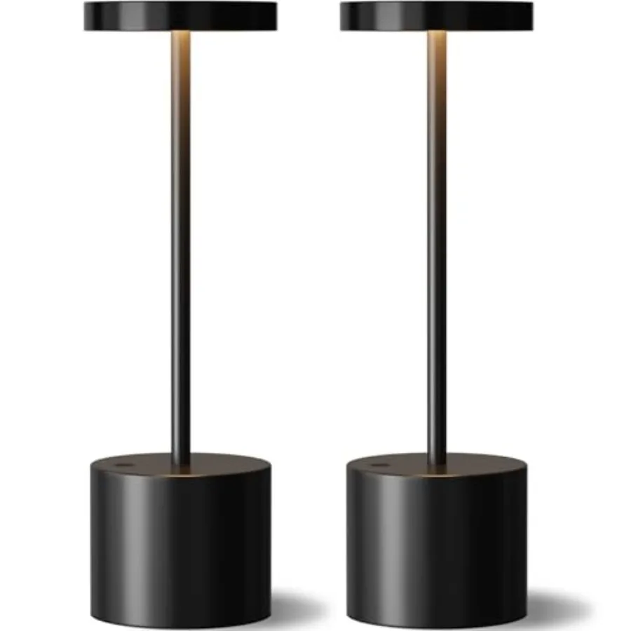 Cordl Table Lamp, 4000mAh Rechargeable Battery Powered Lamps, 3 Color Stepl Dimming, LED Wirel Outdoor Lamps for Dining Room, B
Cordl Table Lamp, 4000mAh Rechargeable Battery Powered Lamps, 3 Color Stepl Dimming, LED Wirel Outdoor Lamps for Dining Room, B