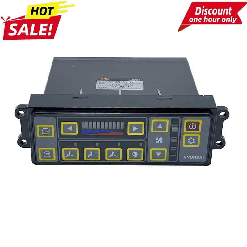 Excavator AC A/C Air Conditioning Control Controller Panel For Hyundai R110-7 R210-7 215-7 R250-7 R290-7 200-7 11N6-9003
Excavator AC A/C Air Conditioning Control Controller Panel For Hyundai R110-7 R210-7 215-7 R250-7 R290-7 200-7 11N6-9003