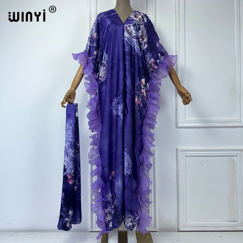 WINYI summer Elegant Comfortable puff(ed) sleeves evening dress Women Print abaya Female kaftan ramadan abaya dubai luxury
WINYI summer Elegant Comfortable puff(ed) sleeves evening dress Women Print abaya Female kaftan ramadan abaya dubai luxury