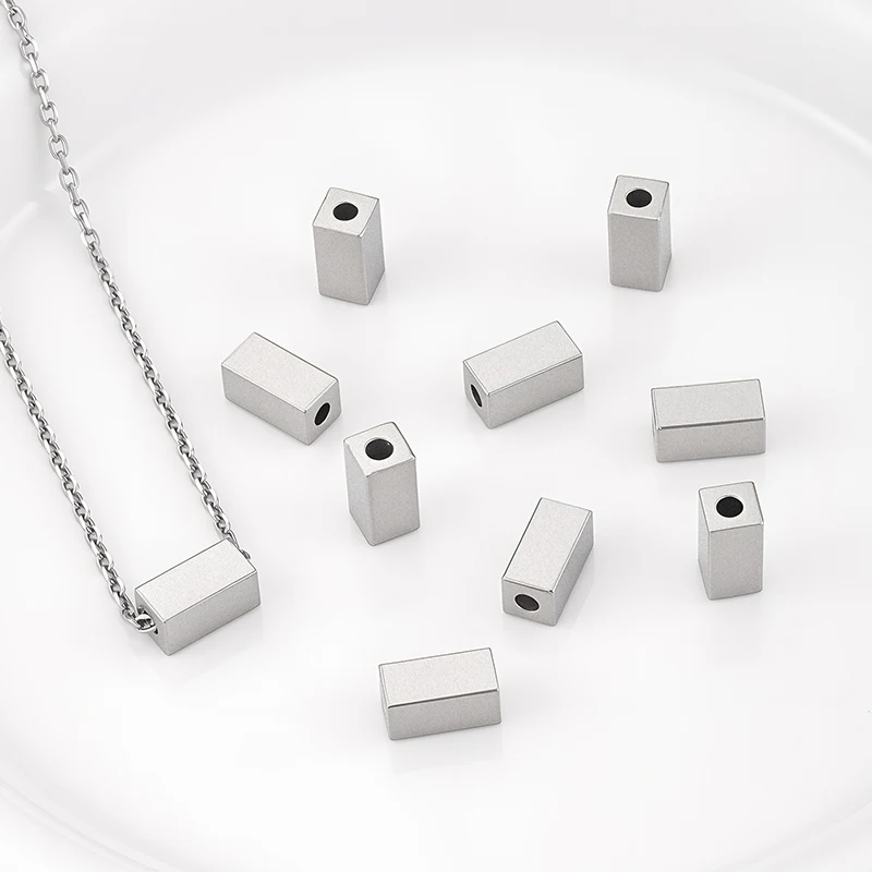 10/20Pcs Stainless Steel Cube Spacer Beads Square Loose Beads for Jewelry Making Necklace Bracelet Supplies DIY Accessories
10/20Pcs Stainless Steel Cube Spacer Beads Square Loose Beads for Jewelry Making Necklace Bracelet Supplies DIY Accessories