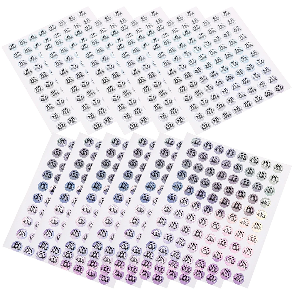 1600pcs PASS Tags Quality Test Labels PVC Self-adhesive Stickers 10mm Diameter Warehouse Inventory Management Files Folders
1600pcs PASS Tags Quality Test Labels PVC Self-adhesive Stickers 10mm Diameter Warehouse Inventory Management Files Folders