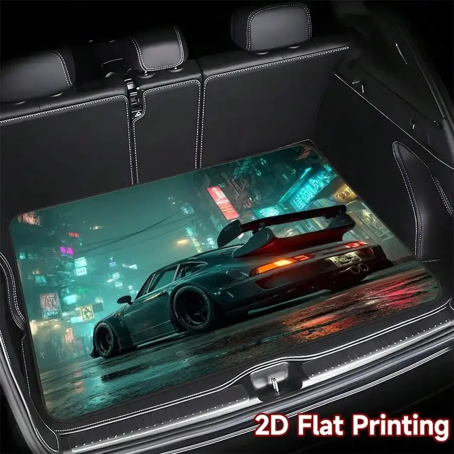 2D Flat Printed Car Trunk Mat With Night City Racing Scene For Universal Car Models
2D Flat Printed Car Trunk Mat With Night City Racing Scene For Universal Car Models