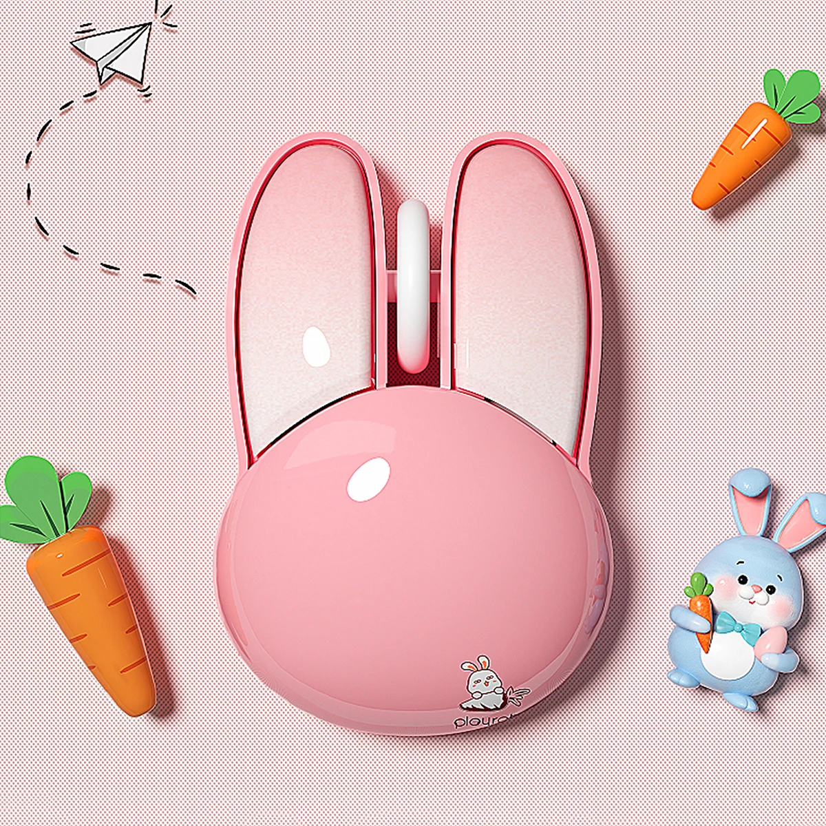 MOFii M6AG Pink Bunny Wireless Mouse, 2.4G Plug and Play Cute Cartoon Portable Optical Mouse for Women Office
MOFii M6AG Pink Bunny Wireless Mouse, 2.4G Plug and Play Cute Cartoon Portable Optical Mouse for Women Office