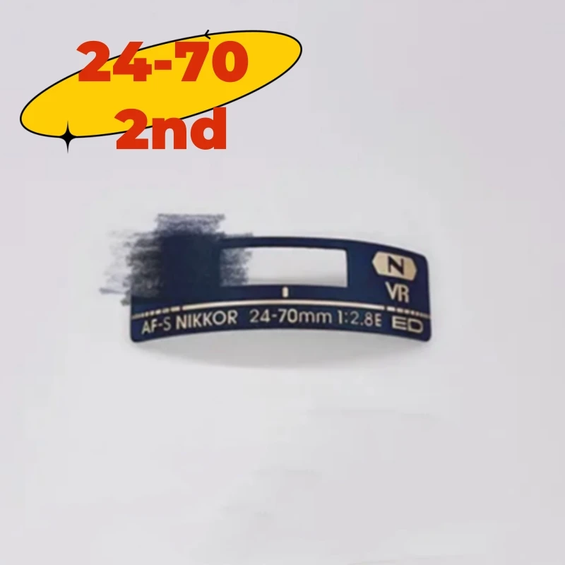 For Nikon 24-70 2nd Generation Logo Lens Label Lens Accessories Camera Detail Accessories Replacement Parts
For Nikon 24-70 2nd Generation Logo Lens Label Lens Accessories Camera Detail Accessories Replacement Parts