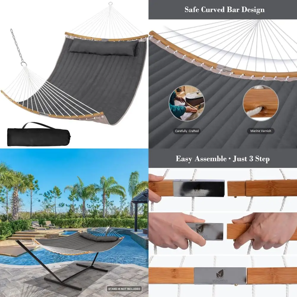 Сверхмощный двойной гамак для улицы с изогнутой распоркой, вместимость 450 фунтов, портативный и прочный, с сумкой для переноски, темно-зеленый для
Сверхмощный двойной гамак для улицы с изогнутой распоркой, вместимость 450 фунтов, портативный и прочный, с сумкой для переноски, темно-зеленый для