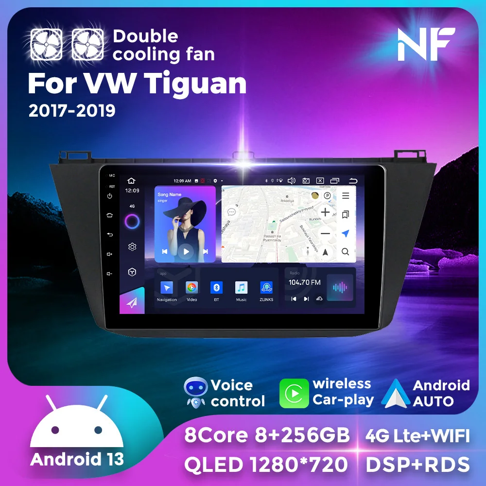 Navifly 10'' Android Auto Carplay Monitor For VW Volkswagen Tiguan 2 Mk 2016-2019 GPS Car Radio Audio Player Intelligent Systems
Navifly 10'' Android Auto Carplay Monitor For VW Volkswagen Tiguan 2 Mk 2016-2019 GPS Car Radio Audio Player Intelligent Systems