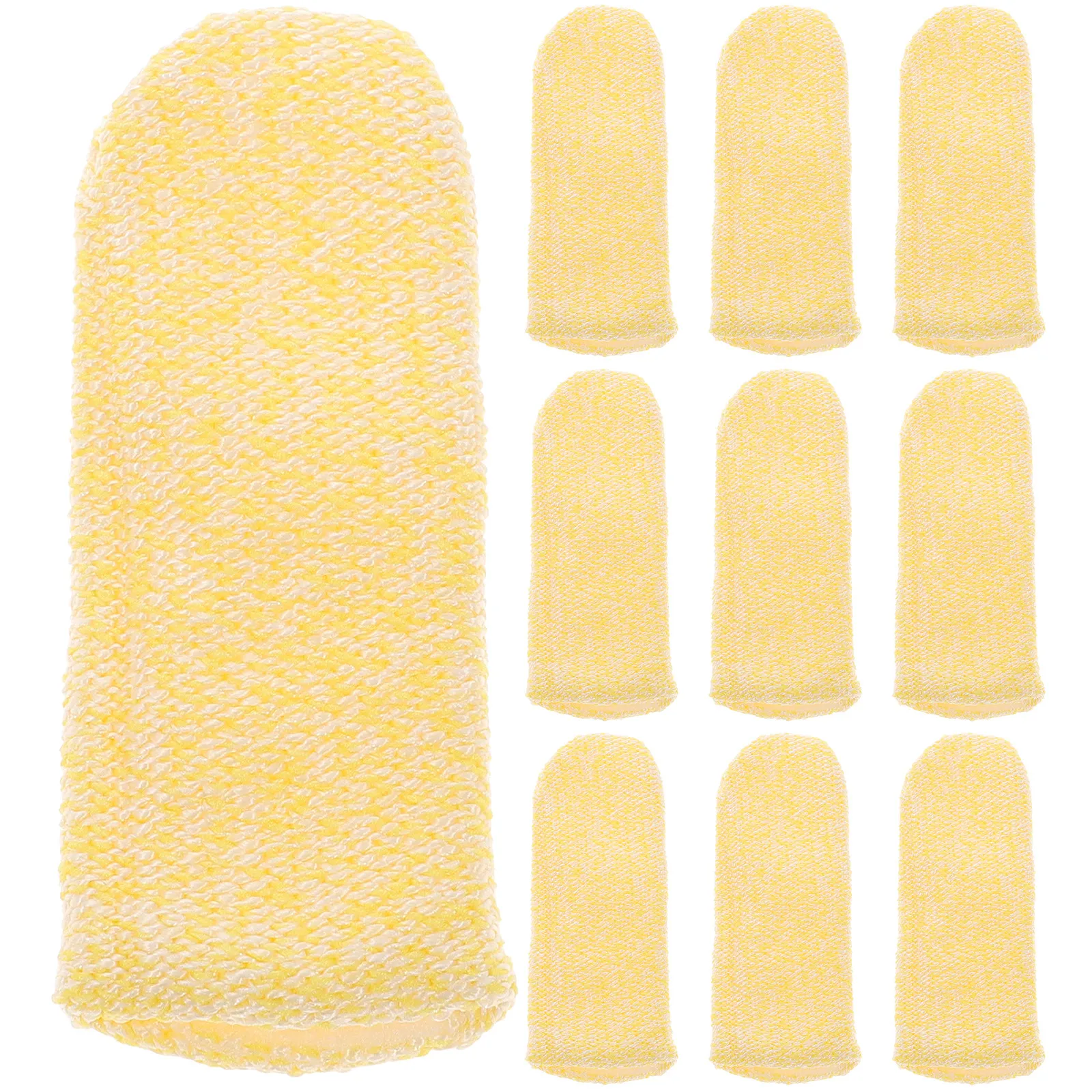 10Pcs Anti-Cut Finger Cots Hppe Cut Resistant Finger Protectors for Pruning Woodworking Glass Handling Mechanical Repair
10Pcs Anti-Cut Finger Cots Hppe Cut Resistant Finger Protectors for Pruning Woodworking Glass Handling Mechanical Repair
