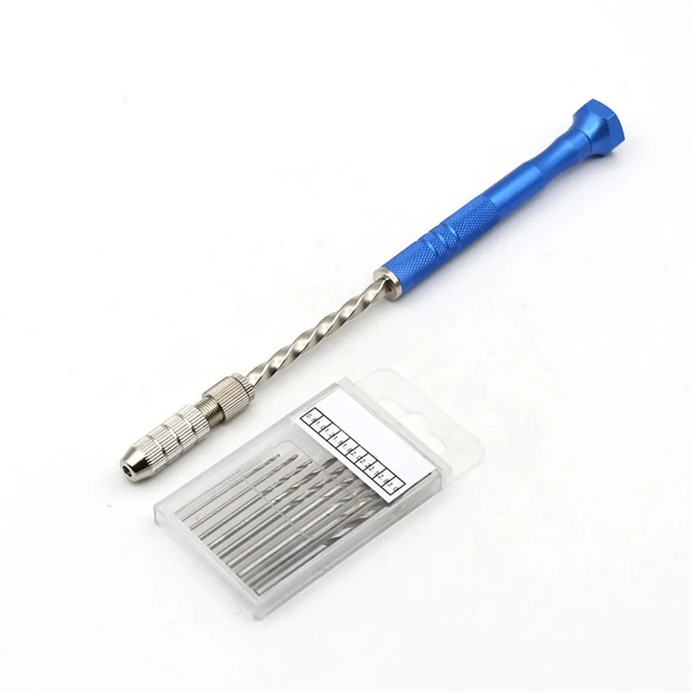 10Pcs 0.8-3.0mm Precision Drill Bits Set Hand Operated Drill for Models Jewelry Plastic Rubber Accurate Hole Making Metal Bits
10Pcs 0.8-3.0mm Precision Drill Bits Set Hand Operated Drill for Models Jewelry Plastic Rubber Accurate Hole Making Metal Bits