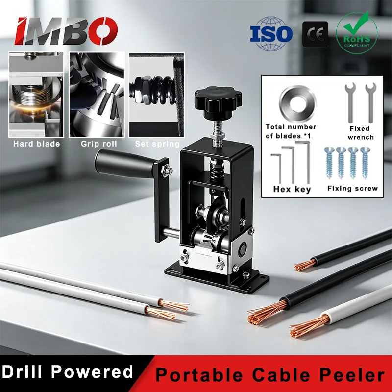 Dual Drive Wire Stripping Machine 1-21mm Hand Crank/Electric Drill for Copper Aluminum Wire Cable Recycling Home Industrial Use
Dual Drive Wire Stripping Machine 1-21mm Hand Crank/Electric Drill for Copper Aluminum Wire Cable Recycling Home Industrial Use