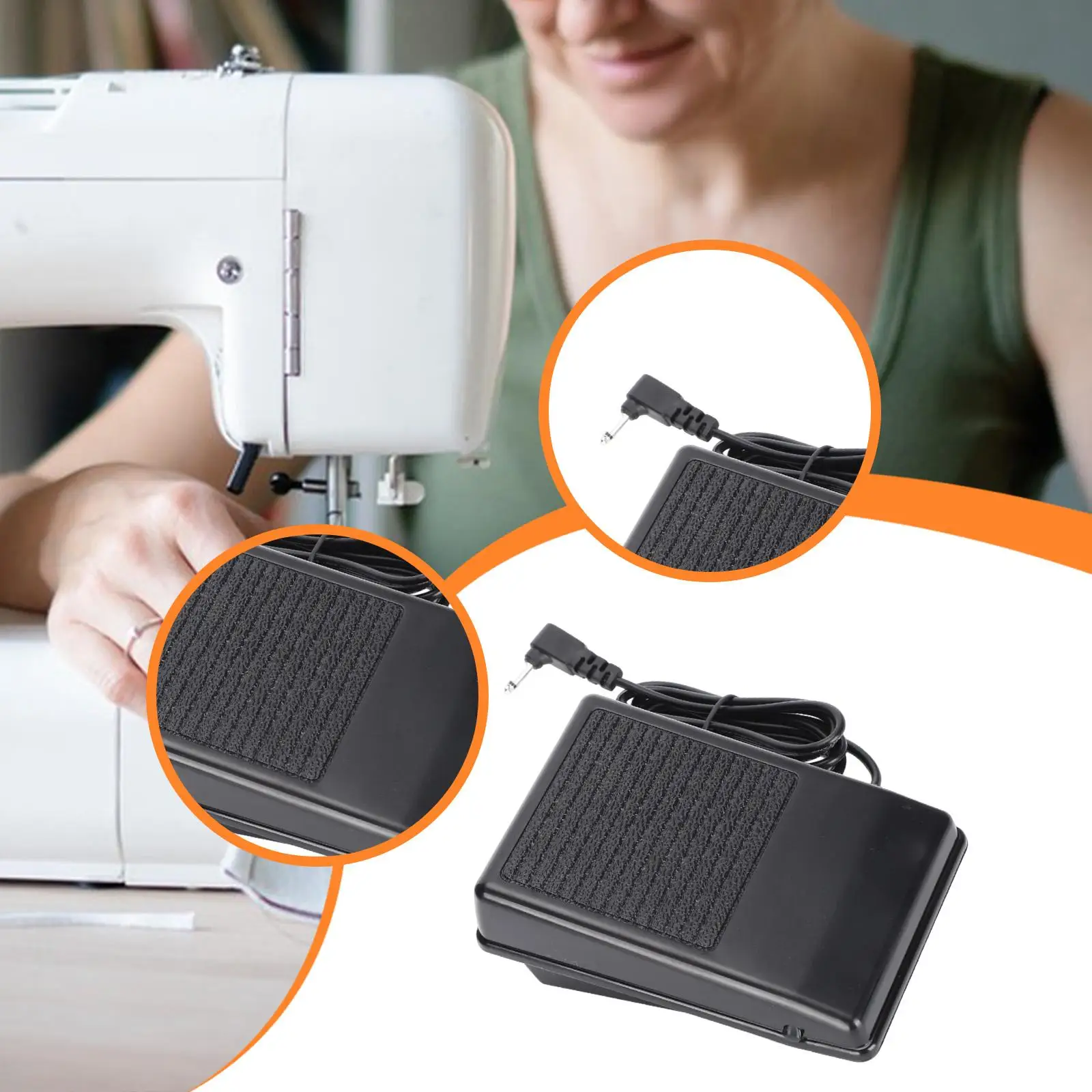 Sewing Machine Foot Pedal Controller Durable Plastic Electric Assembly for Domestic Sewing Machine Repair
Sewing Machine Foot Pedal Controller Durable Plastic Electric Assembly for Domestic Sewing Machine Repair
