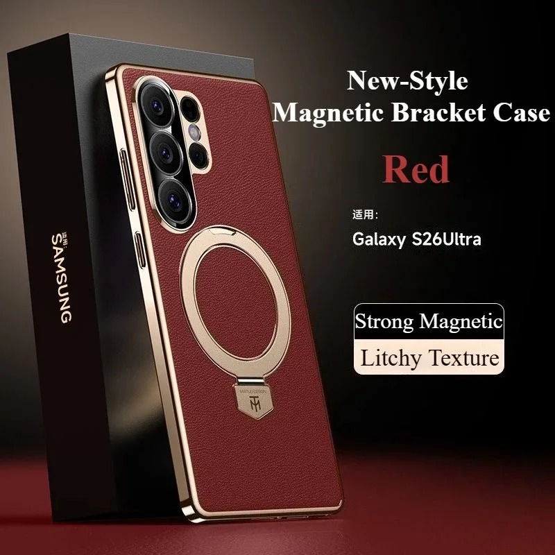 Luxury Pattern Leather Case Suitable For Samsung Galaxy S25 S24 S23 Ultra 5G phone case Lens Protection Strong Magnetic Holder
Luxury Pattern Leather Case Suitable For Samsung Galaxy S25 S24 S23 Ultra 5G phone case Lens Protection Strong Magnetic Holder