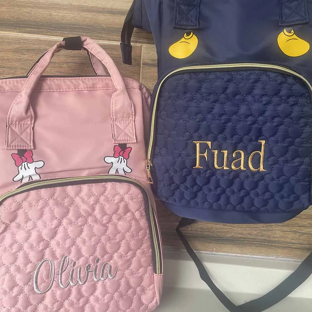 Embroidery Customized Name New Multi functional Mom's Bag Large Capacity Mother And Baby Bag Portable Multi Functional Gift Bag
Embroidery Customized Name New Multi functional Mom's Bag Large Capacity Mother And Baby Bag Portable Multi Functional Gift Bag