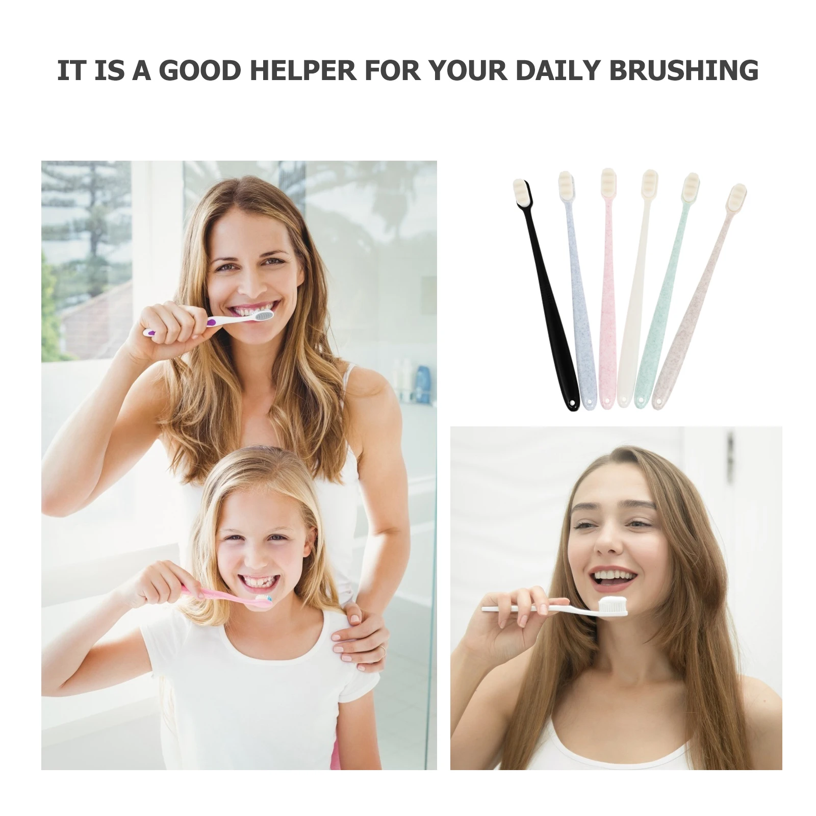 6pcs Soft Bristle Toothbrush Durable Adult Charcoal Child Wavy Style Slender Protect Gums Reduce Odor Bleeding Toothbrushes Oral
6pcs Soft Bristle Toothbrush Durable Adult Charcoal Child Wavy Style Slender Protect Gums Reduce Odor Bleeding Toothbrushes Oral