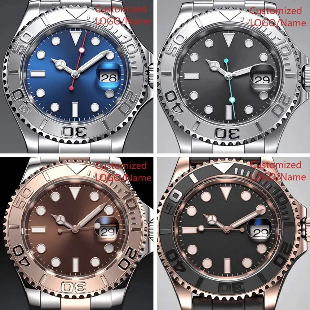 Moq 5 units wholesale price custom logo high quality luxury watch 40mm Men's Automatic Movement 904L Stainless
Moq 5 units wholesale price custom logo high quality luxury watch 40mm Men's Automatic Movement 904L Stainless