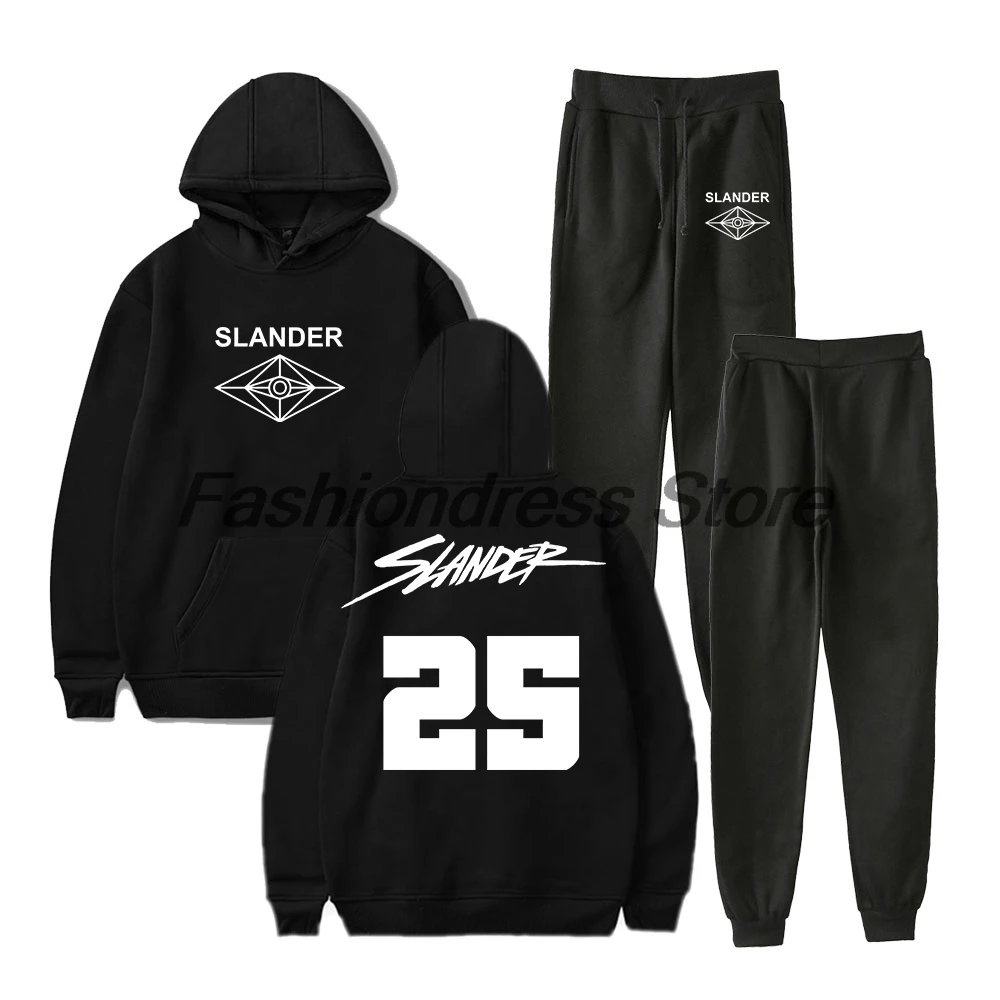 Slander Music Festival Merch Hoodie Jogger Pants Two Piece Set Sweatshirts+Sweatpants Women Men Outfit Sets
Slander Music Festival Merch Hoodie Jogger Pants Two Piece Set Sweatshirts+Sweatpants Women Men Outfit Sets